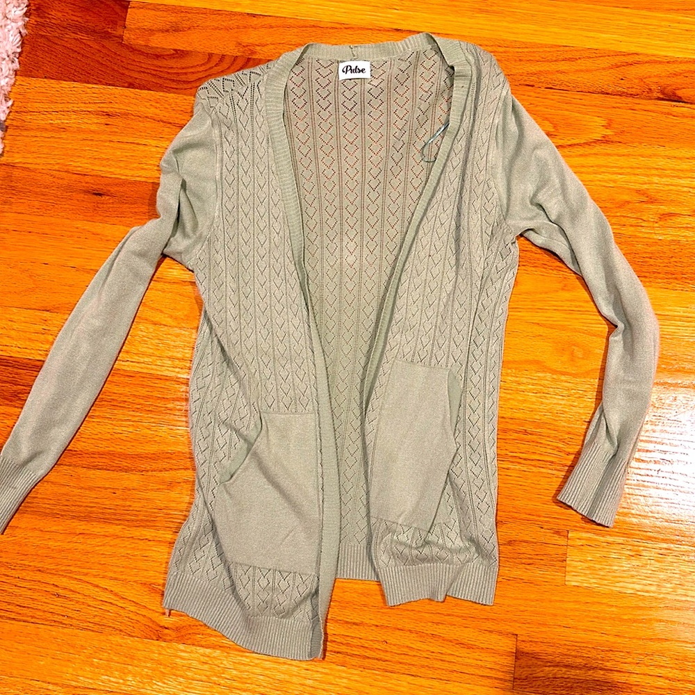 Pulse boutqiue mint green cardigan